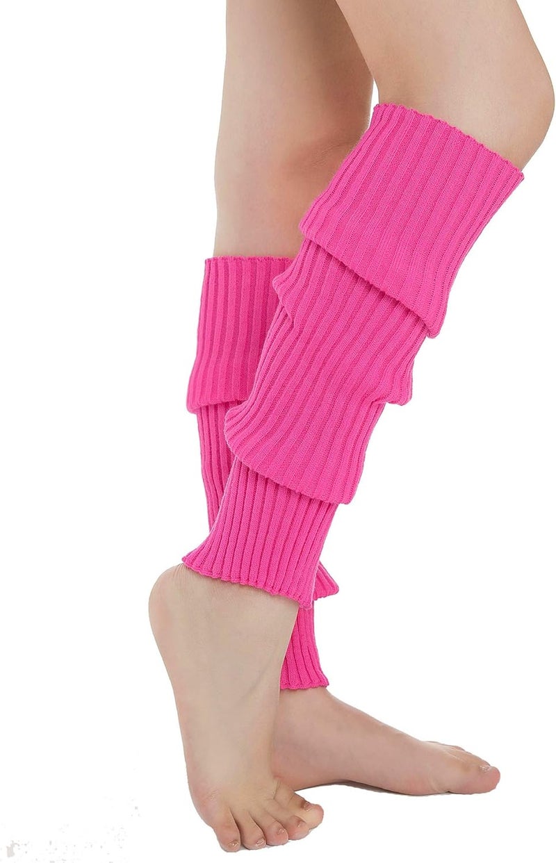 Sarfel Leg Warmers for Women 80s Ribbed Knit Leg Warmer Custume Womens Leg Warmers Sports Party Accessories - Image 5