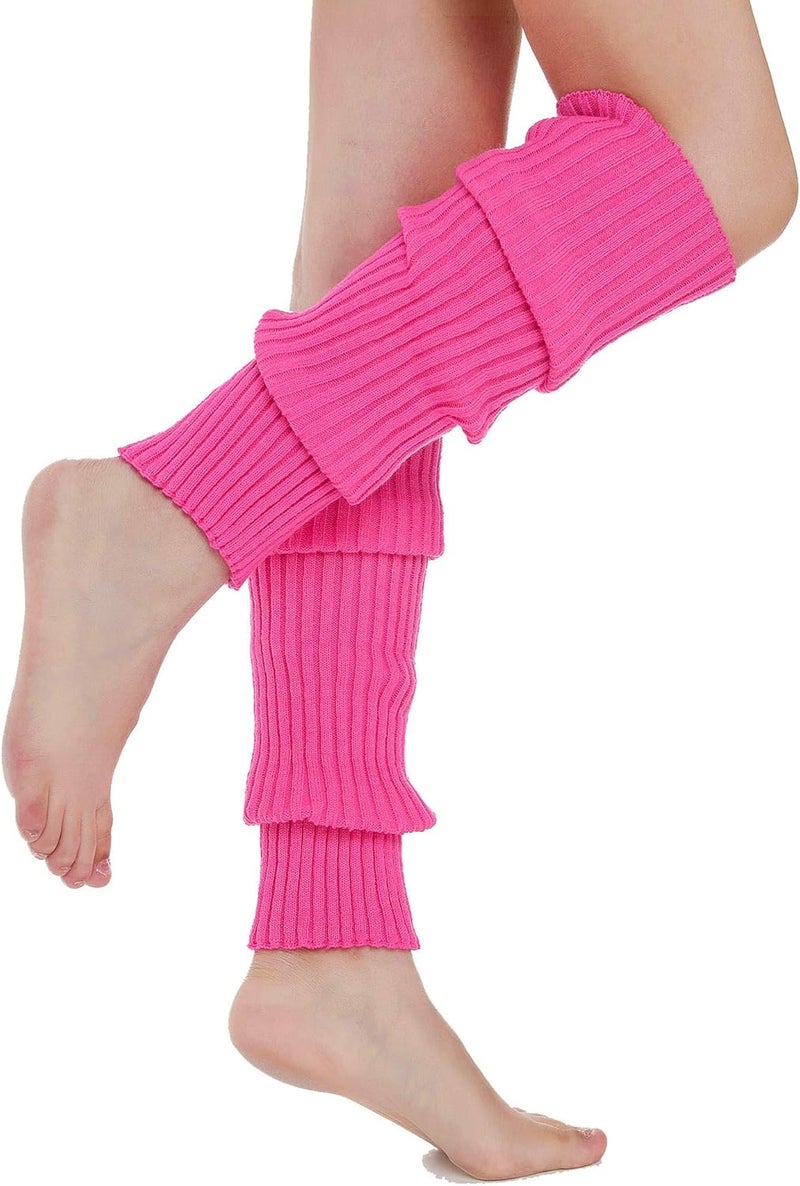 Sarfel Leg Warmers for Women 80s Ribbed Knit Leg Warmer Custume Womens Leg Warmers Sports Party Accessories - Image 2