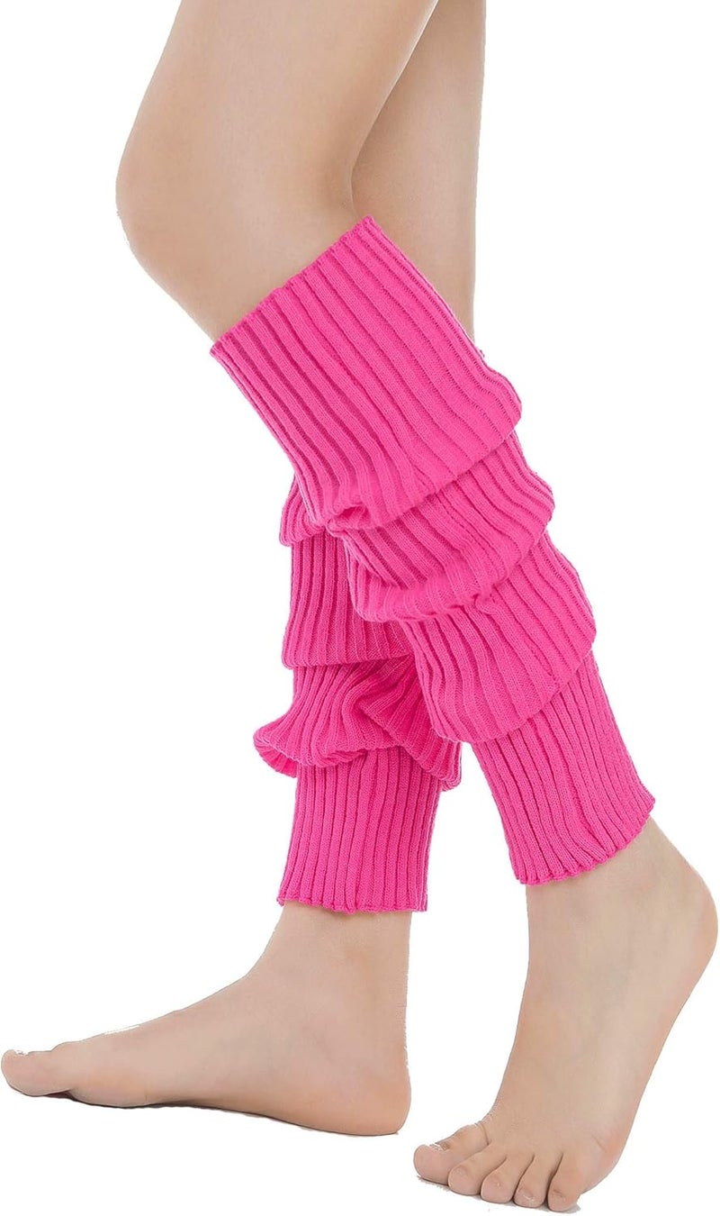 Sarfel Leg Warmers for Women 80s Ribbed Knit Leg Warmer Custume Womens Leg Warmers Sports Party Accessories - Image 4