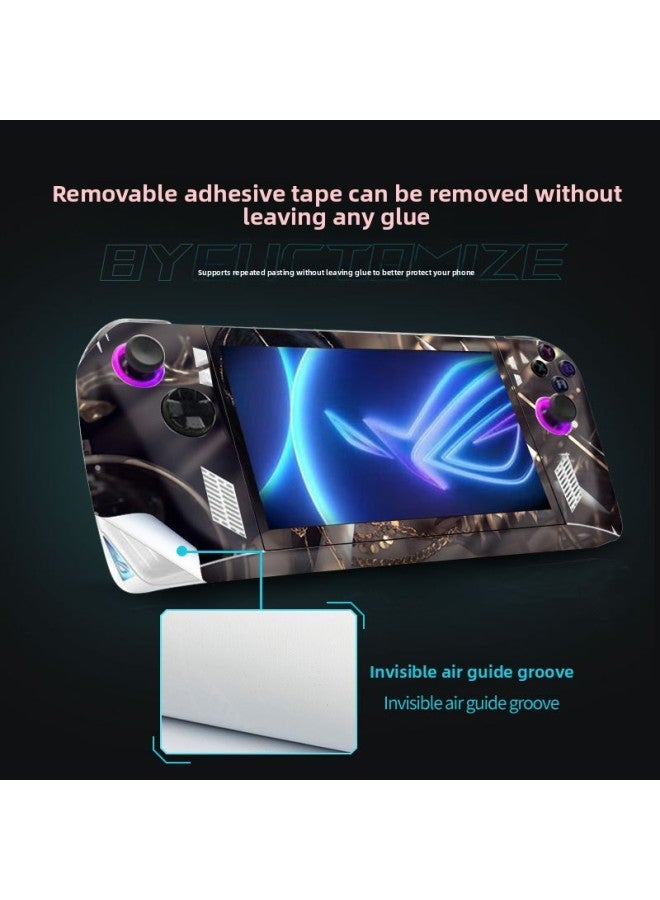 Suitable For Asus Handheld Film Rog Ally Game Machine Protective Cover Accessories Anime Anti-sweat Pretty Girl Stickers-Color:ROG-0291 - Image 4