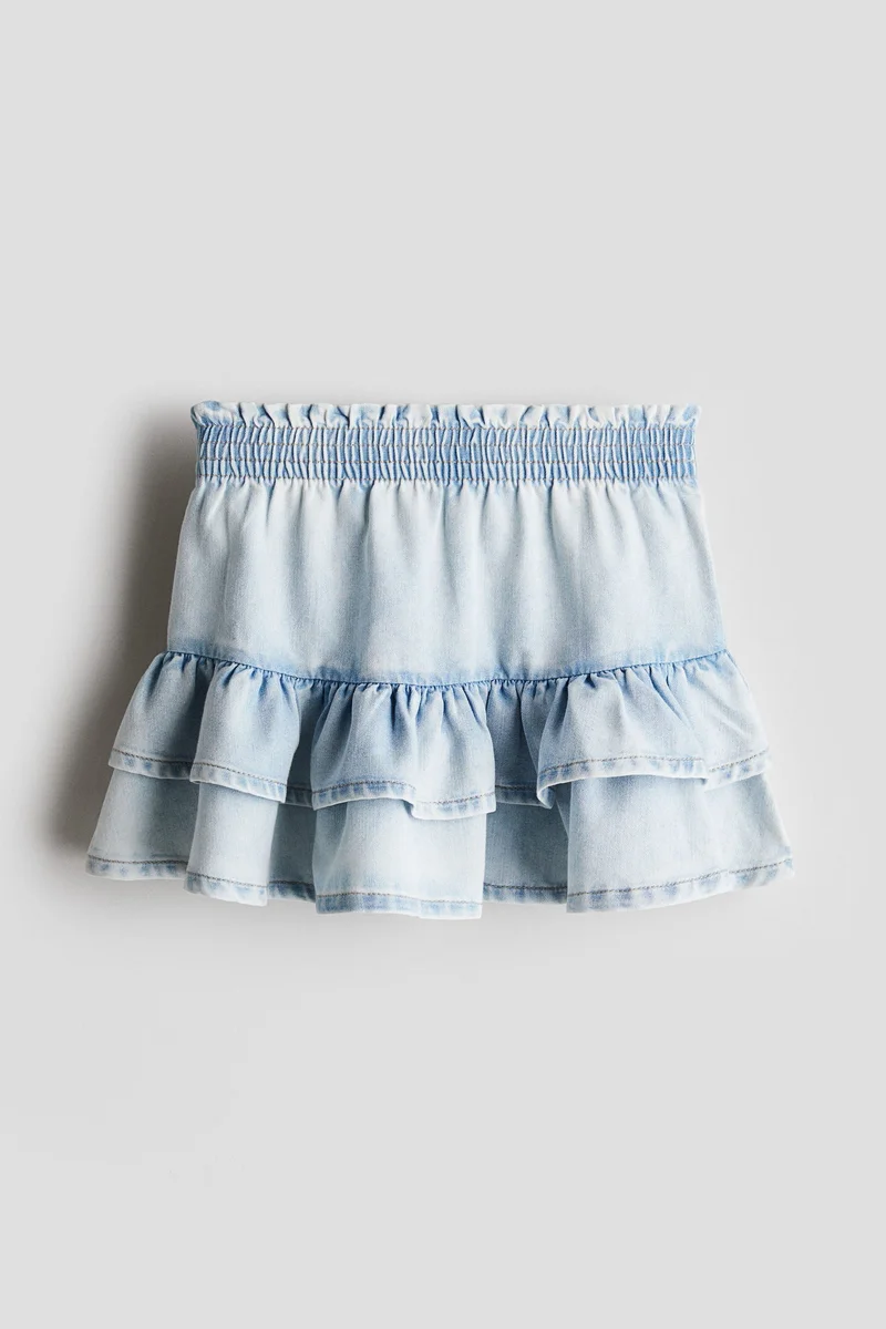 اتش اند ام تنورة دنيم بطبقات