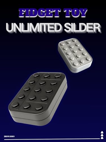 zimdun 2 Pcs Alloy Fidget SliderBlock StyleUnrestricted SlidingEnhanced FocusAnxiety ReliefCompact Fidget Toy for Adult - Image 5