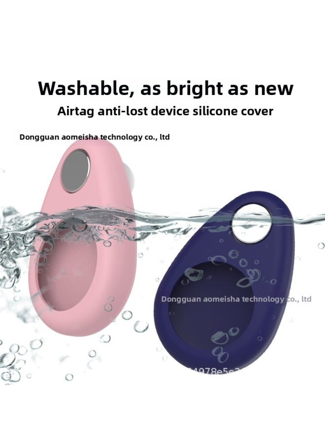 Generic - For Apple Airtag Protective Cover Airtag Tracker Silicone Locator Protective Cover-Color:Pearlescent Red Bag-Applicable Model:Airtag Clothes Pin Protective Cover - Image 1