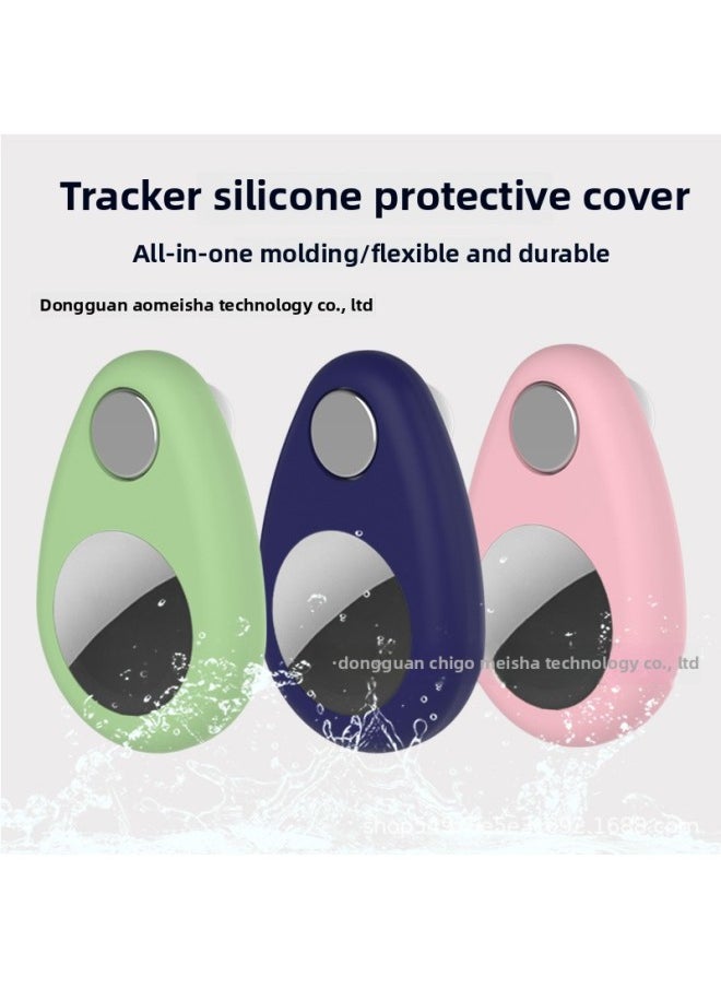 Generic - For Apple Airtag Protective Cover Airtag Tracker Silicone Locator Protective Cover-Color:Pearlescent Red Bag-Applicable Model:Airtag Clothes Pin Protective Cover - Image 1