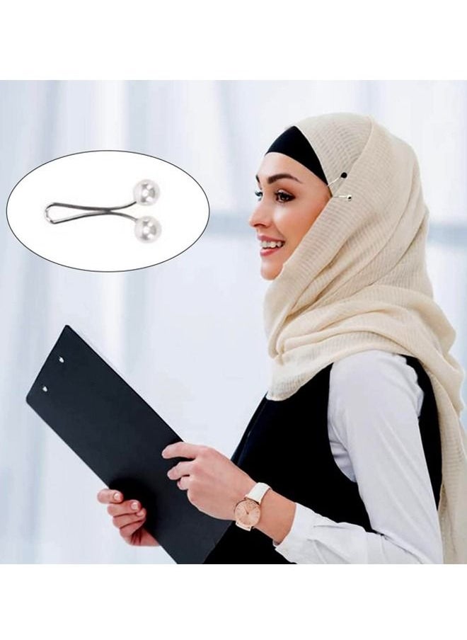WooFree 6 Pcs Hijab Clip Pins and 2 Pcs Magnetic Clips for Women  - Image 3