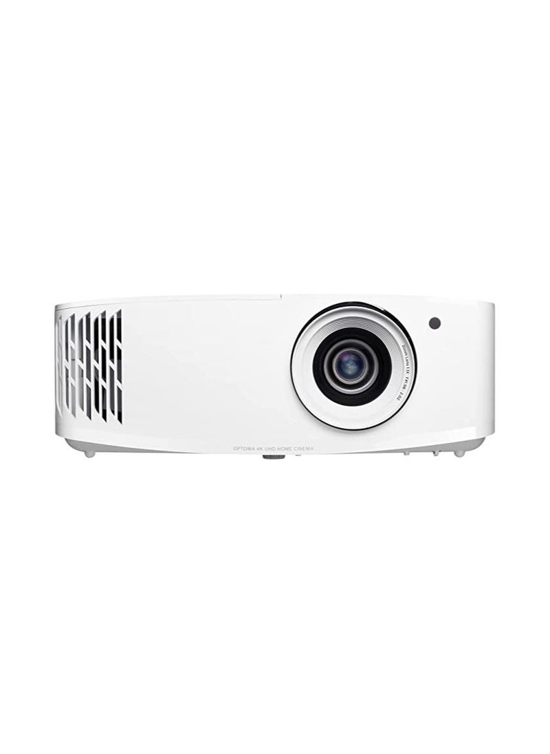 Optoma - Optoma UHD38x Bright, True 4K UHD Gaming Projector | 4000 Lumens | 4.2ms Response Time at 1080p with Enhanced Gaming Mode | Lowest Input Lag on 4K Projector | 240Hz Refresh Rate | HDR10 & HLG - Image 1
