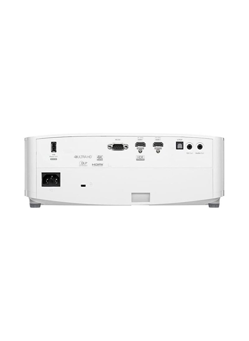 Optoma - Optoma UHD38x Bright, True 4K UHD Gaming Projector | 4000 Lumens | 4.2ms Response Time at 1080p with Enhanced Gaming Mode | Lowest Input Lag on 4K Projector | 240Hz Refresh Rate | HDR10 & HLG - Image 1