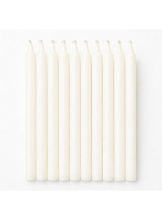 10pcs Candle White Household Candle, 20x2cm Classic Candles for Wedding, Church, Table Decor & Emergency Use White - view 2