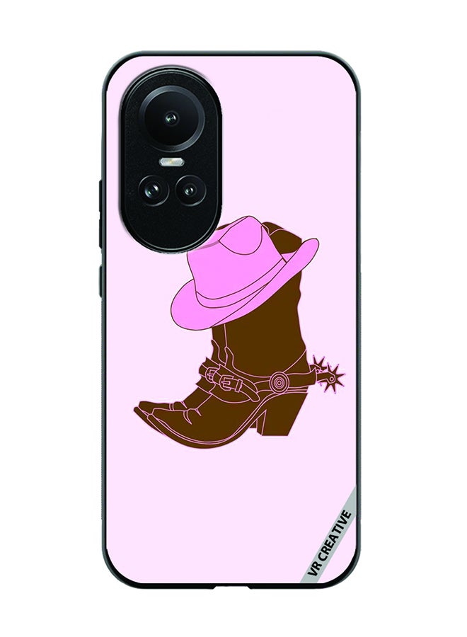 VR CREATIVE Protective Case Cover For Oppo Reno 10 Boots Design Multicolour - Image 1