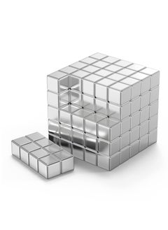 KASTWAVE KASTWAVE Fridge Magnets, 5 x 5 x 5mm Strong Magnet , 110pcs Neodymium Magnets, Tacks Magnetic Push Pins for Whiteboard, Magnets for Fridge, Office, Map, Photo (Square)  - Image 1