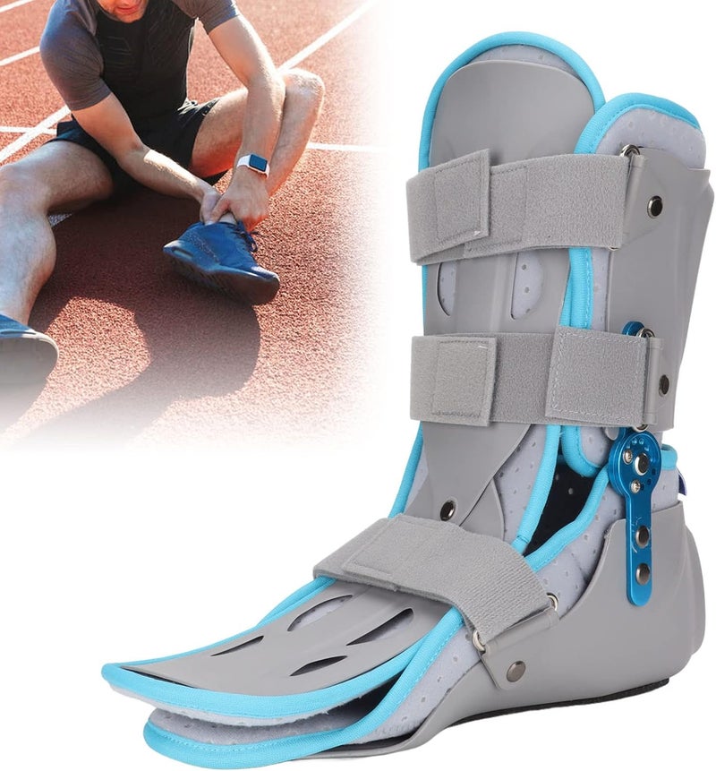 woobles Walking Boot for Sprained Ankle, Ankle Support Stabilizer Brace Adjustable Angle 360 Protection Breathable Foot Drop Fixation Splint Brace Leg Support Brace Fits Right or Left Foot(Right Foot)-Right Foot - Image 1