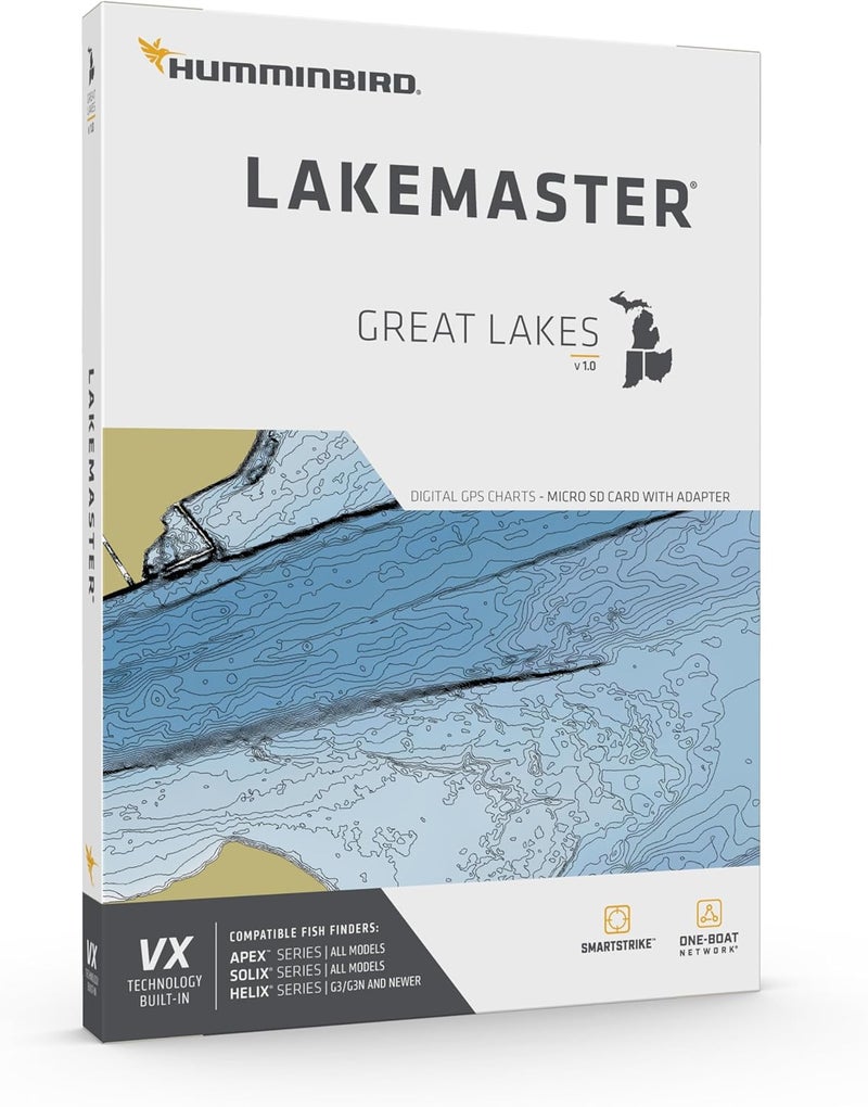 Humminbird بطاقة SD لخريطة LakeMaster لأجهزة كشف السمك - Image 2