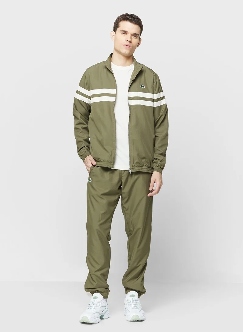 LACOSTE Ultra Dry Printed Crew Neck T-Shirt