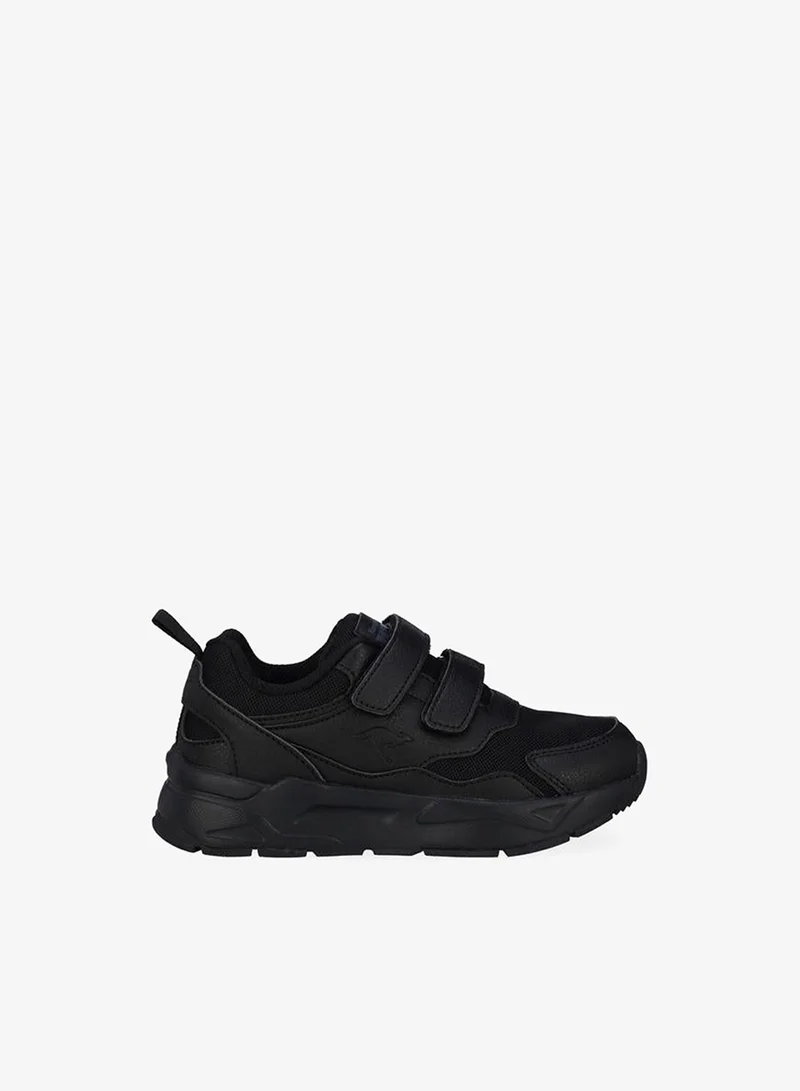 Kangaroos BLACK Kids Hook & Loop School Sports Shoes for Men | Best Price UAE