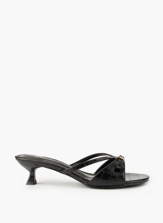 فلورا بيلا من شو إكسبرس صنادل نسائية بكعب قطة سهلة الارتداء