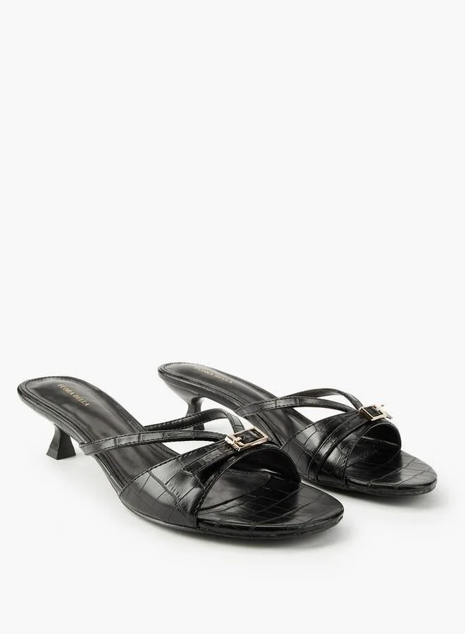 فلورا بيلا من شو إكسبرس صنادل نسائية بكعب قطة سهلة الارتداء