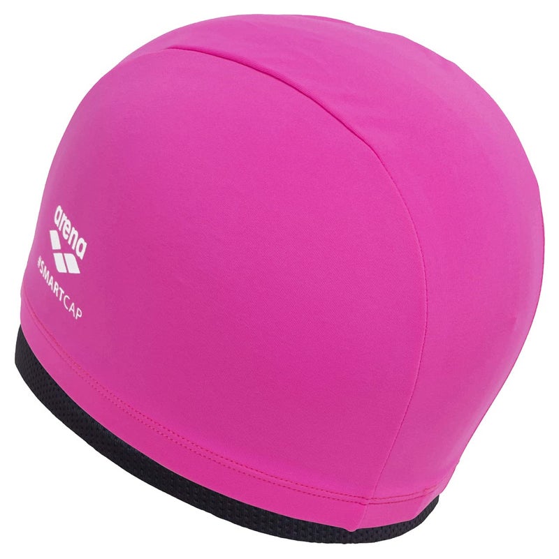 Arena Unisex Adult Smartcap Extra Soft Swim Cap for Fitness Swimmers Two-in-One Headcover for Long Hair, One Size Fits Most, Fuchsia - Image 3