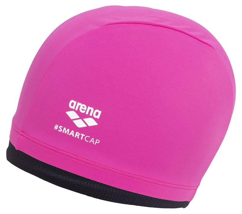 Arena Unisex Adult Smartcap Extra Soft Swim Cap for Fitness Swimmers Two-in-One Headcover for Long Hair, One Size Fits Most, Fuchsia - Image 2
