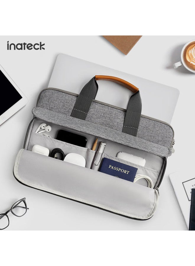 Inateck Laptop Bag Handheld Notebook Shoulder Bag For Apple Huawei Lenovo Xiaoxin Handheld - Gray 15 Inch
