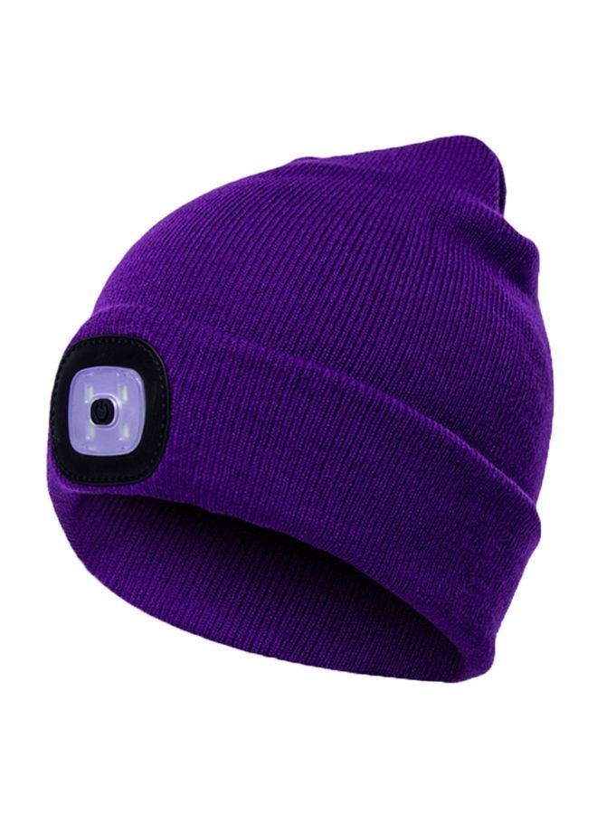 NIBEMINENT Built-In LED Acrylic Beanie Cap One Size 