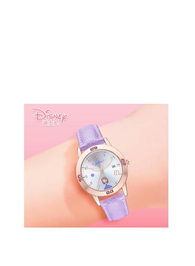 Disney Children's Watch Girls' Style Student Primary School Time Girls' Watch - Image 1