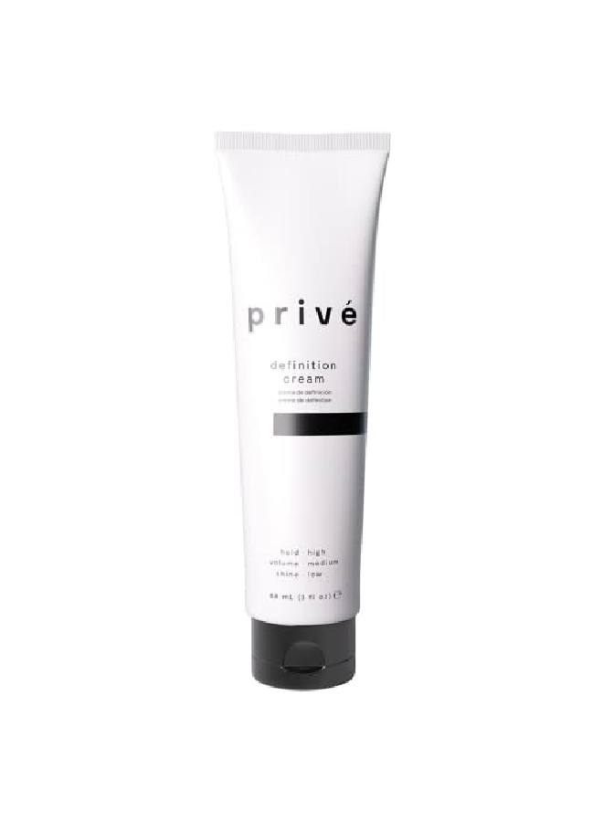 PRIVE Privé Definition Cream Hair Texturizer Cream/Curl Defining Cream Frizzy Hair Control Defines And Separates Your Hair For Sculpted Looks And Styles (3Oz) - Image 2