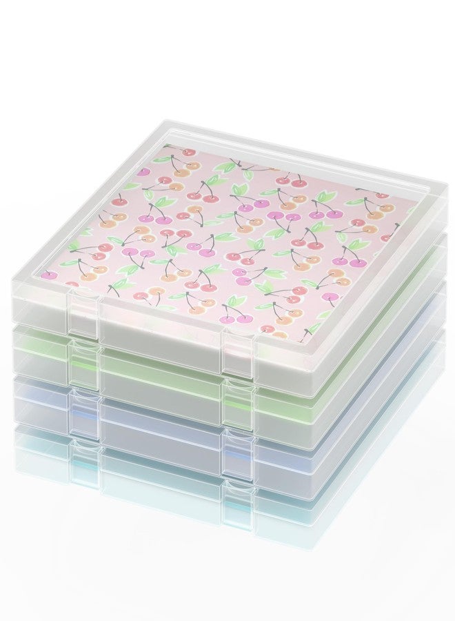 CraftGenes Scrapbook Paper Storage 12 x 12 4 Packs - Image 1