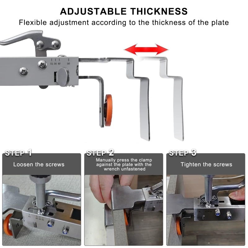 Jikbeed Drawer Front Installation Clamps, Drawer Clamps for Drawer Panel Installation Fixing Clips, Easy, Labor-Saving, and Efficient Drawer Fixing Clip - Image 5