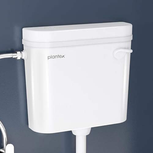 Plantex Flush Tank for Toilet/Single Flushing Cistern for Bathroom with 10 Ltr Water Capacity/Polypropylene Toilet Flush Tank - Pack of 1 (Classic, White) - Image 1
