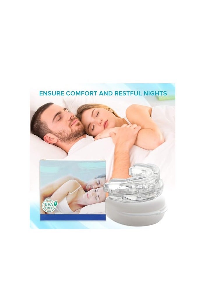 Generic Anti-Snoring Mouth Guard - Adjustable Mouthpiece - Night Time Teeth Mouthguard  Sleeping Bite Guard for Bruxism and Stop Snoring  - Image 3