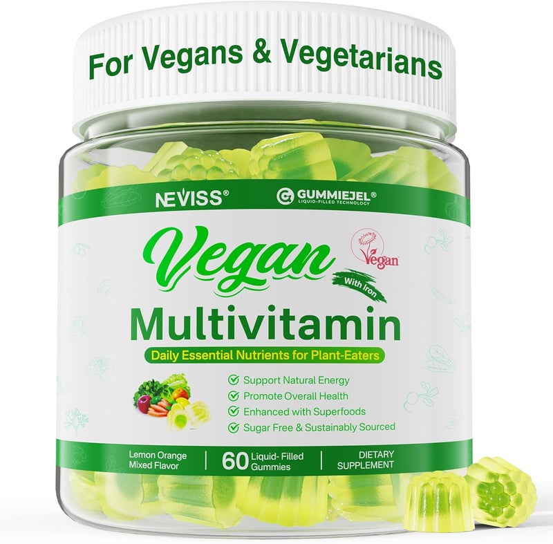 NEVISS Vegan Multivitamin Gummies for Vegans - Image 1