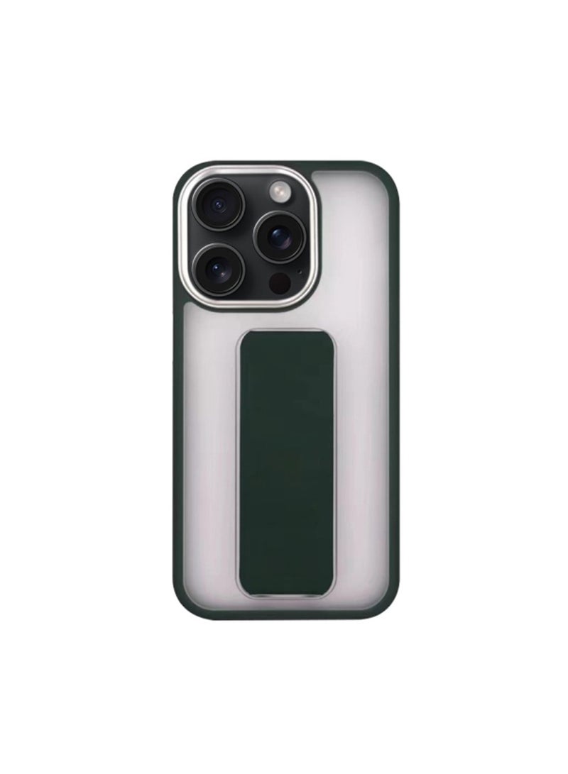 New iPhone 16 Pro Case with Magnetic Kickstand, Dark Green
