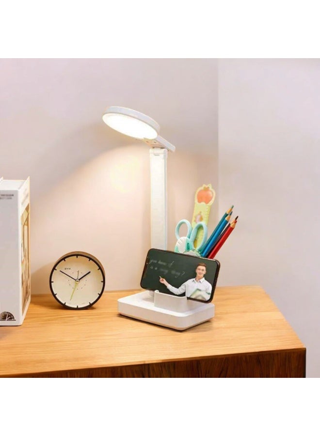60W Smart LED Laptop Lamp with Pen Holder and Phone Stand - Image 1