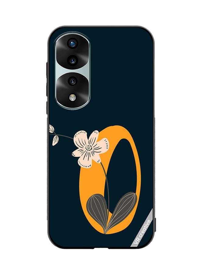 VR CREATIVE Protective Case Cover For Honor 70 Pro plus Alphabet O Design Multicolour - Image 1