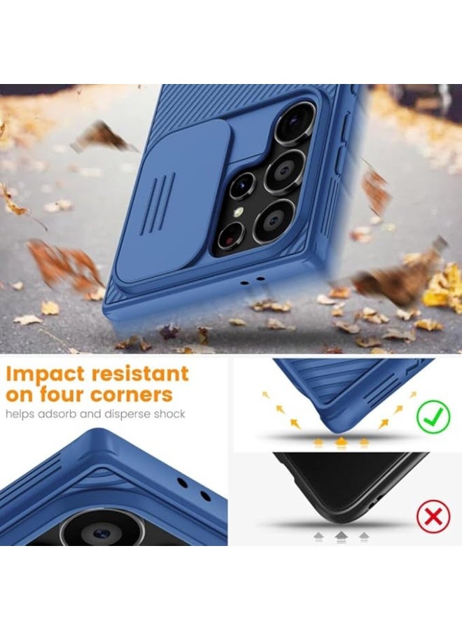 Nillkin CamShield Pro Lens Protector Case Cover for Samsung Galaxy S24 Ultra- Blue - Image 2