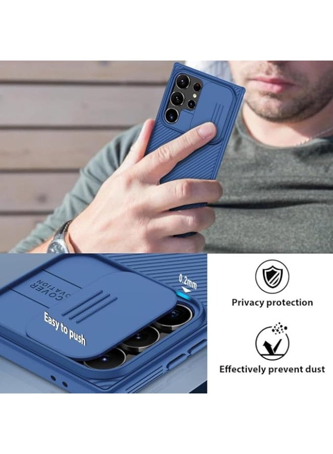 Nillkin CamShield Pro Lens Protector Case Cover for Samsung Galaxy S24 Ultra- Blue - Image 1