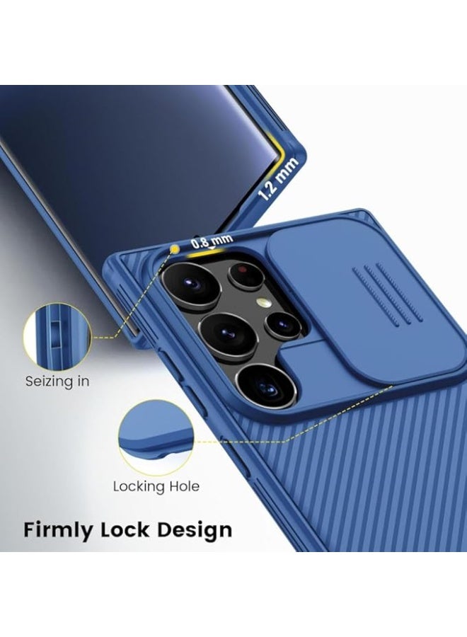 Nillkin CamShield Pro Lens Protector Case Cover for Samsung Galaxy S24 Ultra- Blue - Image 4