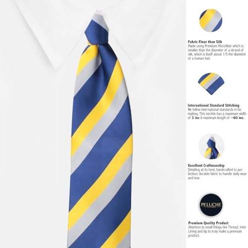 Peluche ClassicLines Yellow Necktie for Men - Image 5
