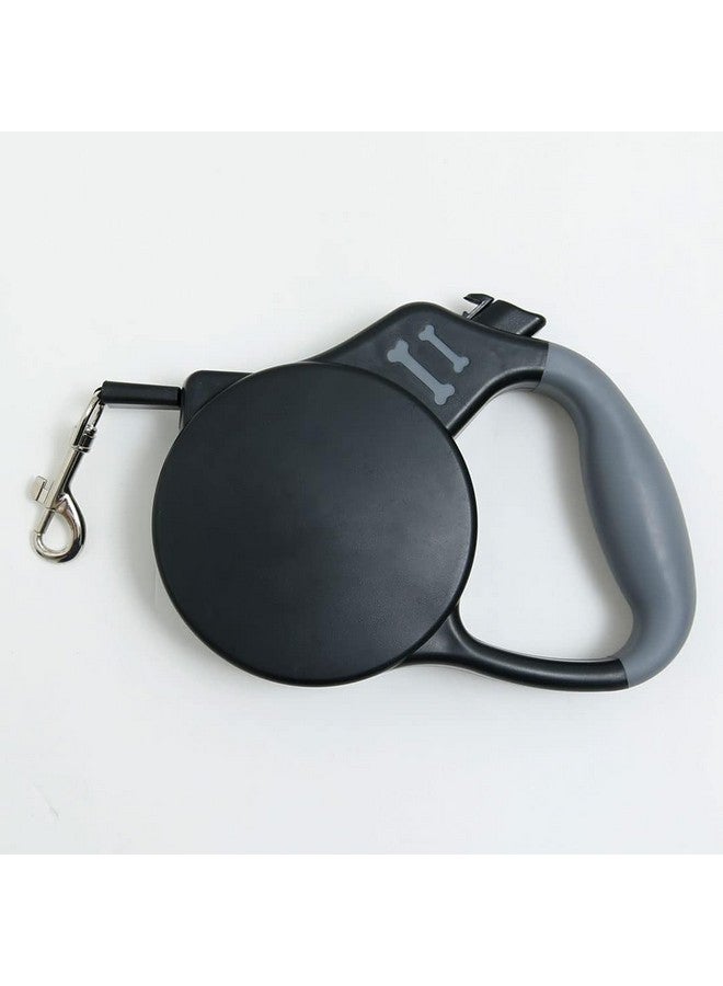 Hearts Retractable Dog Leash|One Button Break With Safety Lock|Automatic & Non-Slip Handle|Soft Padded Handle For Comfortable Grip|Pet Training & Walking Accessory|Black - Image 2