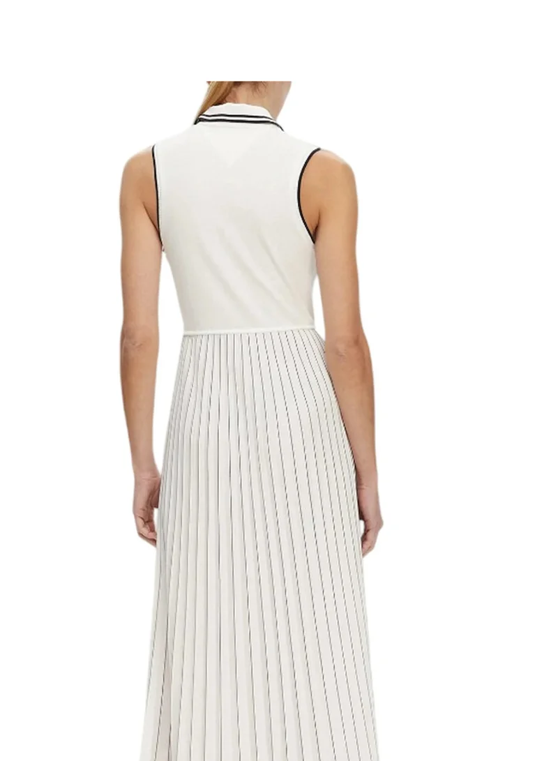 TOMMY HILFIGER Pleated Polo Dress