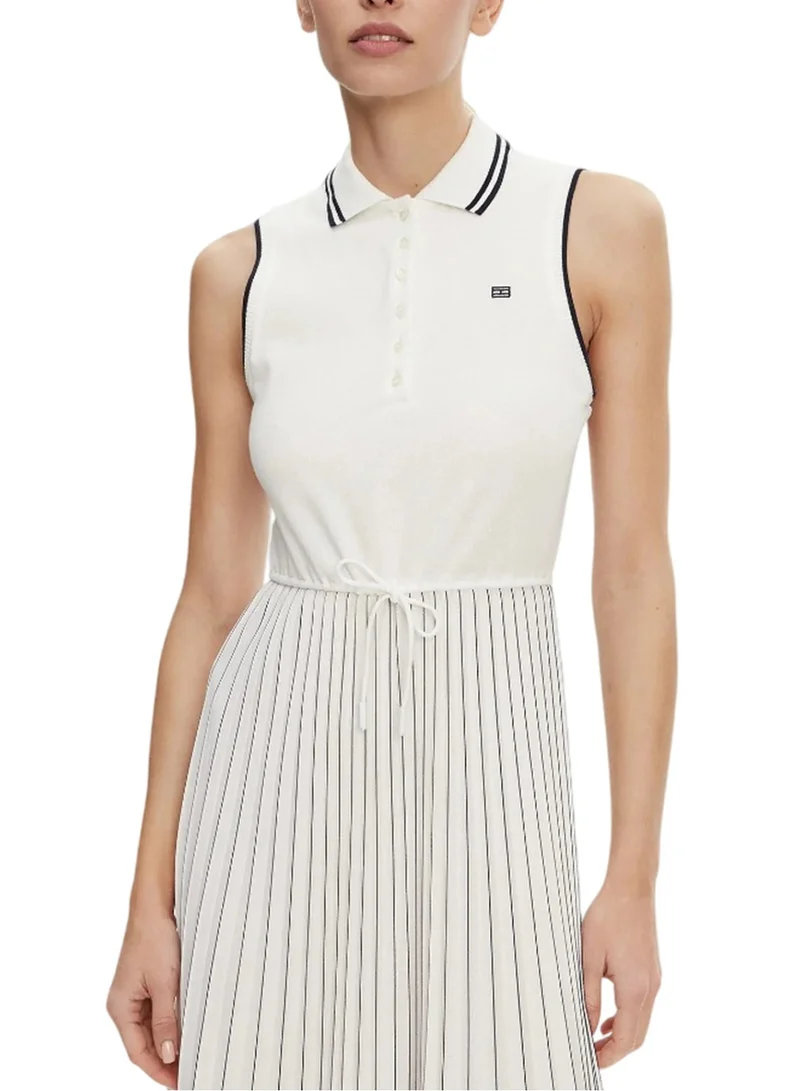 TOMMY HILFIGER Pleated Polo Dress