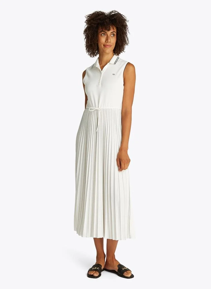 TOMMY HILFIGER Pleated Polo Dress