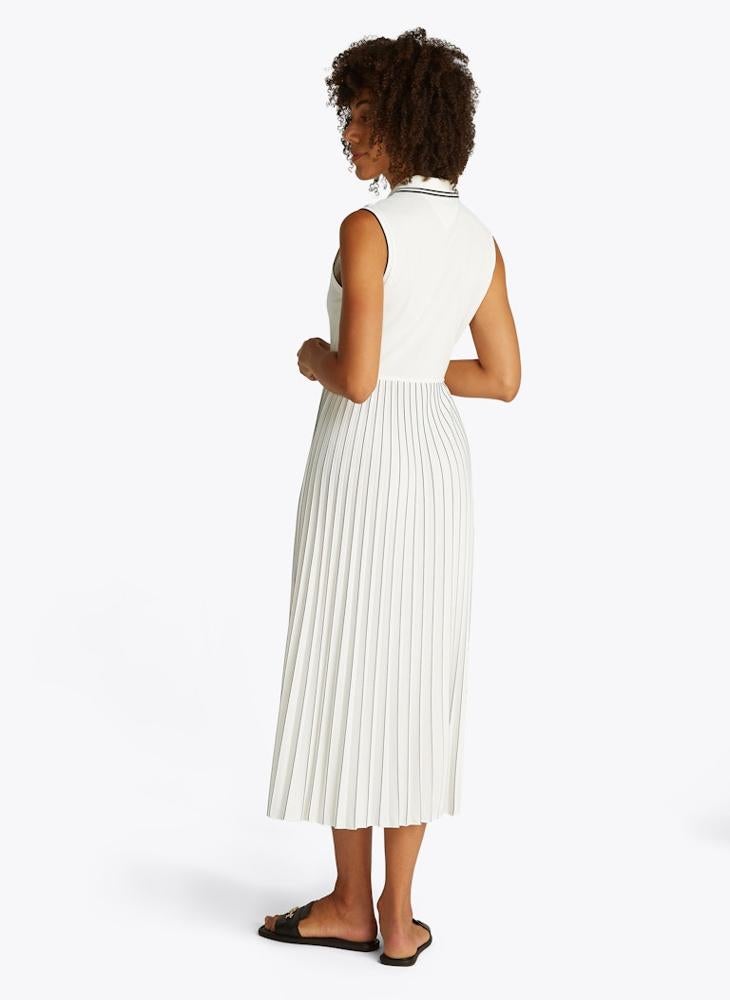 TOMMY HILFIGER - Pleated Polo Dress - Image 1