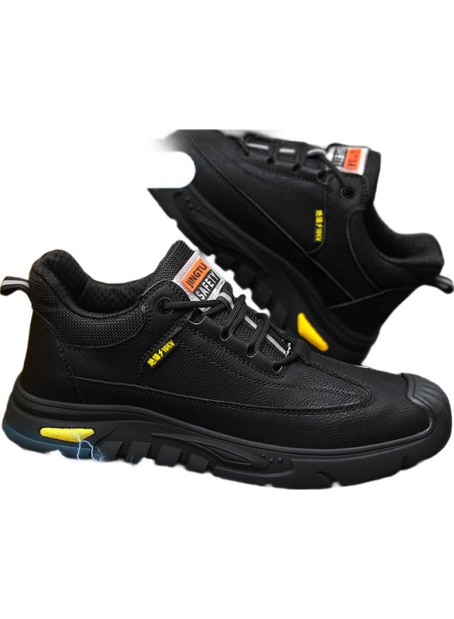 Jingtu Safety Shoes For Men, 10Kv Insulated, Anti-Smashing, Puncture-Resistant, Waterproof, Breathable, Electrician Safety Shoes 0253Kv-J16 Size 40 - Image 1