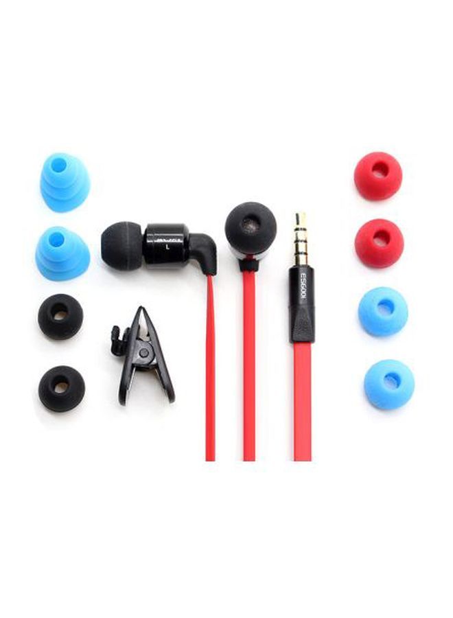 NIBEMINENT In-Ear Earphone Black/Red - Image 4