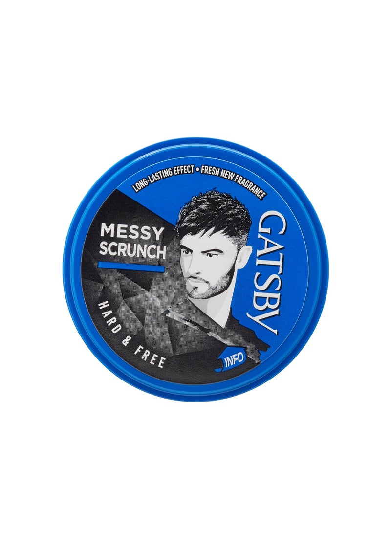 GATSBY Gatsby Hair Styling Wax Hard Free For Messy Scrunch Style Non Sticky Anytime ReStylable Easy Wash Off 75gm  - Image 1