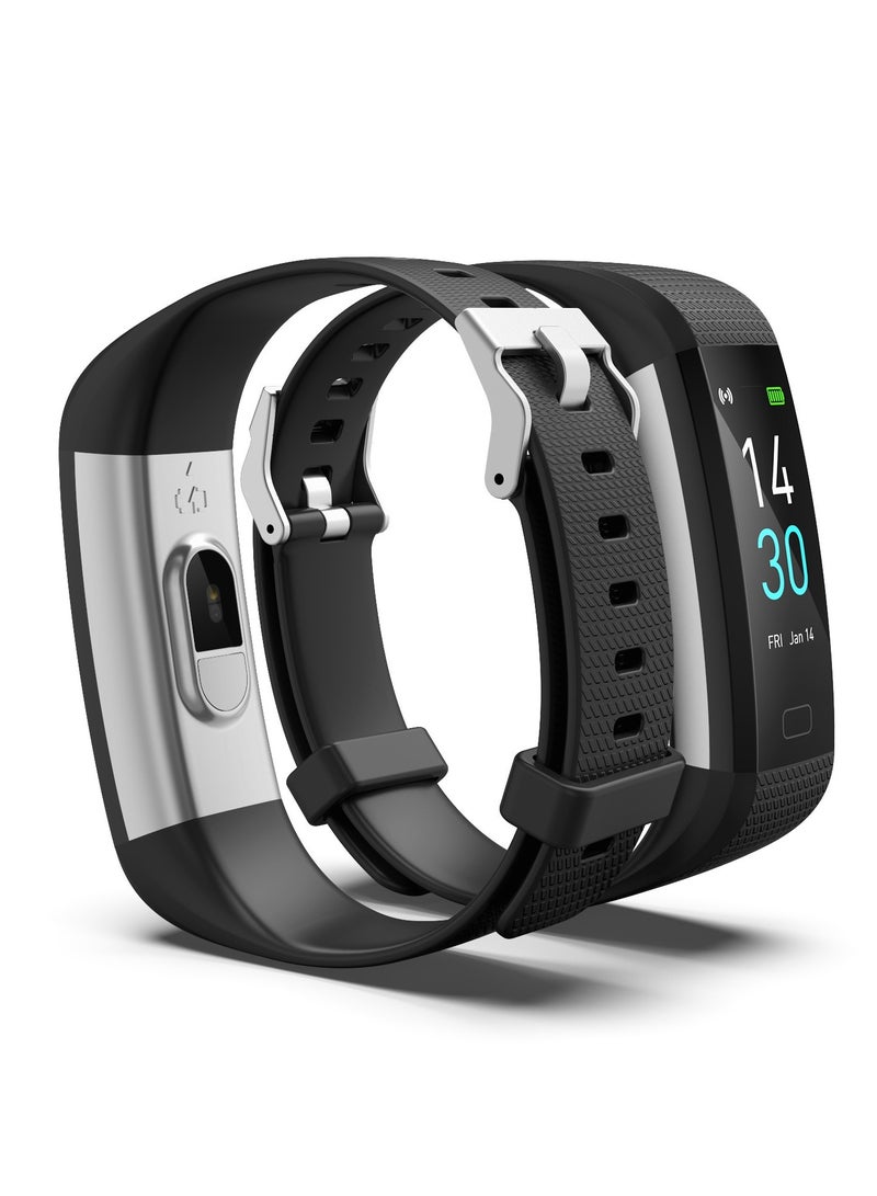 Smart Watch Strap Thermometer: Measure Body Temperature, Smart Heart Rate Sensor Bracelet, Sport Tracker Fitness Bracelet for Men and Women - Image 4