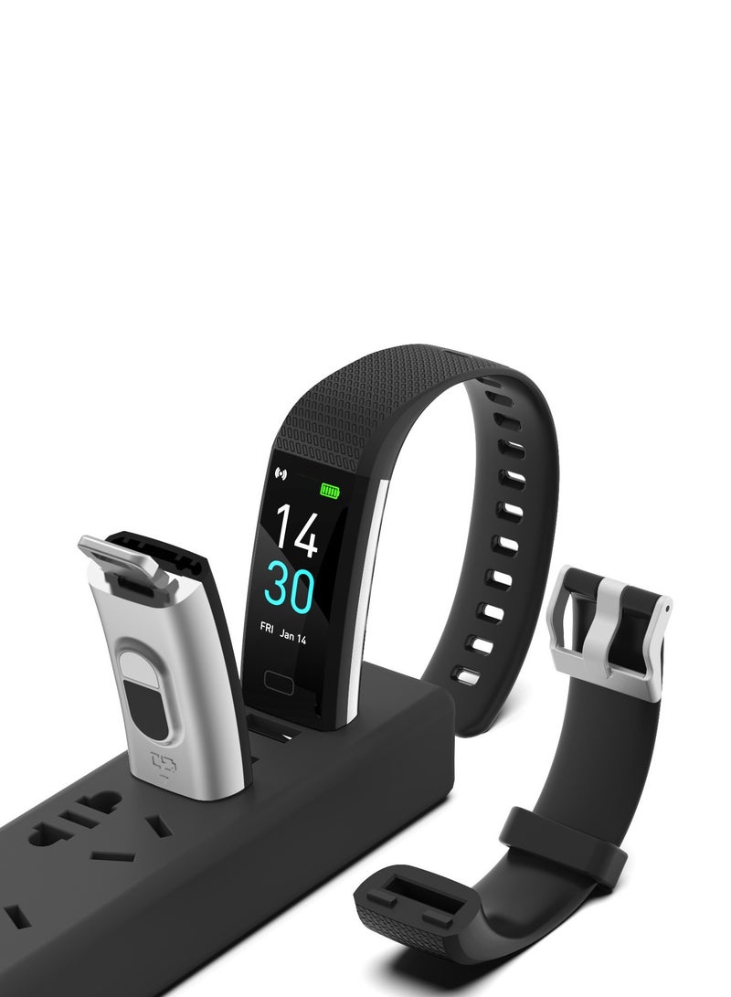 Smart Watch Strap Thermometer: Measure Body Temperature, Smart Heart Rate Sensor Bracelet, Sport Tracker Fitness Bracelet for Men and Women - Image 5