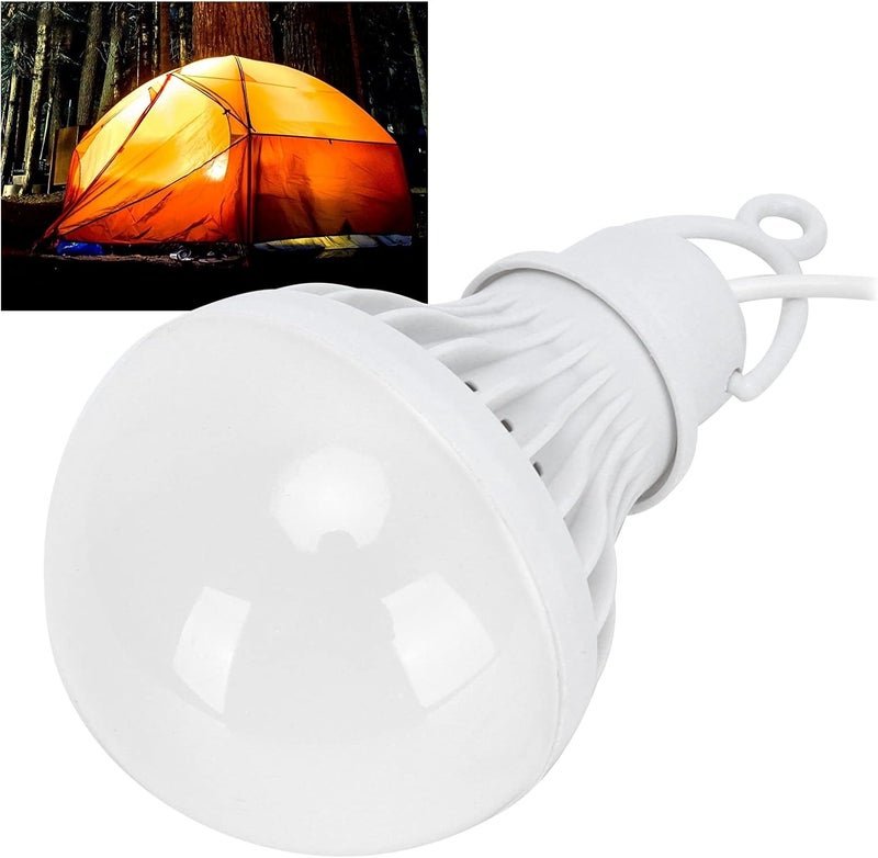 مصباح LED USB محمول، موفر للطاقة بقوة 7 واط، مزود بمفتاح بسيط، مصباح طوارئ متعدد الاستخدامات للأنشطة الخارجية والتخييم، جهد 5 فولت - Image 2