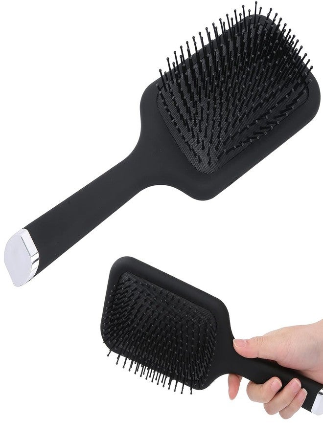Evaluemart Paddle Brush With Comfortable Air Cushion Pad Anti-static Hypoallergenic Bristles detangles hair with ease suitable for all hair types For Men and Women - Image 5